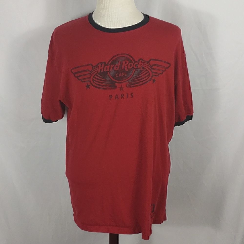 Vtg. Hard Rock Cafe Paris Men's Tee